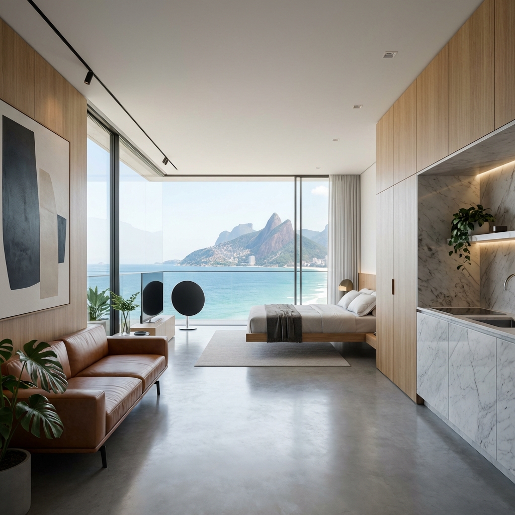 Imagem do Allard Ipanema Studios em Ipanema - Quarto